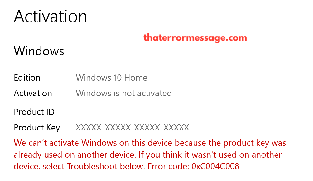 We Cant Activate Windows On This Device Another Device