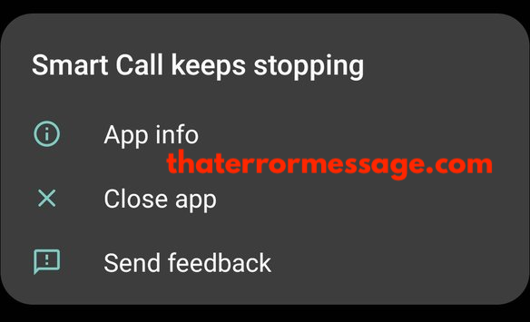 Smart Call Keeps Stopping Samsung