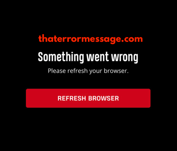 Something Went Wrong Wwe