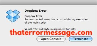 Value Error Null Byte In Argument For Int Dropbox