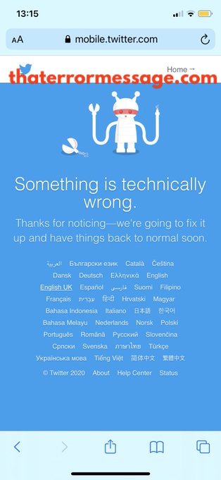 Something Is Technically Wrong Twitter