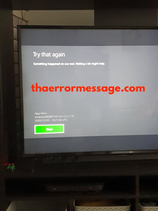 App Error Invdv Xbox Support