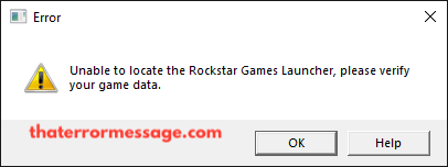 Unable To Locate The Rockstar Games Launcher