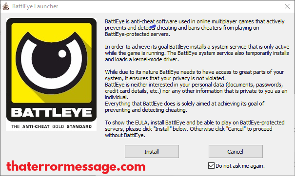 Battleeye Anti Cheat 1