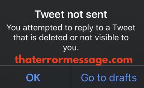 Your Attempted To Reply To A Tweet That Is Deleted