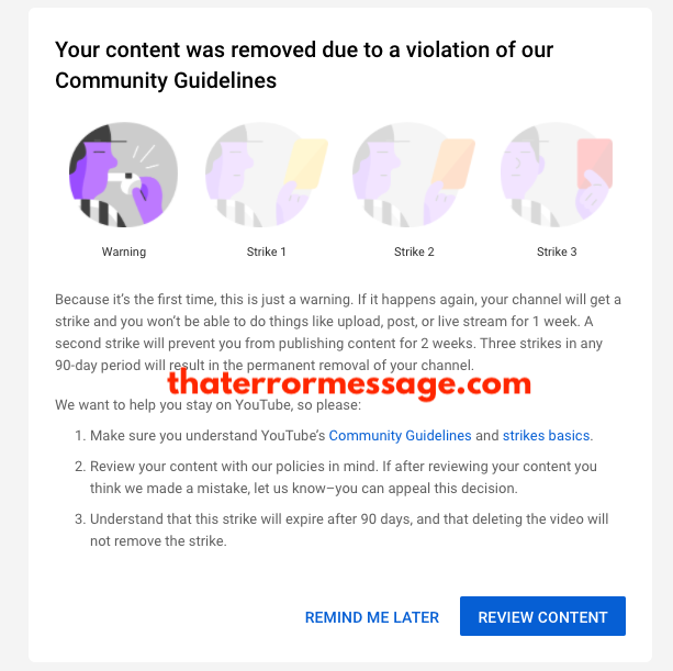 Channel Terms Of Use Strike Intersitial