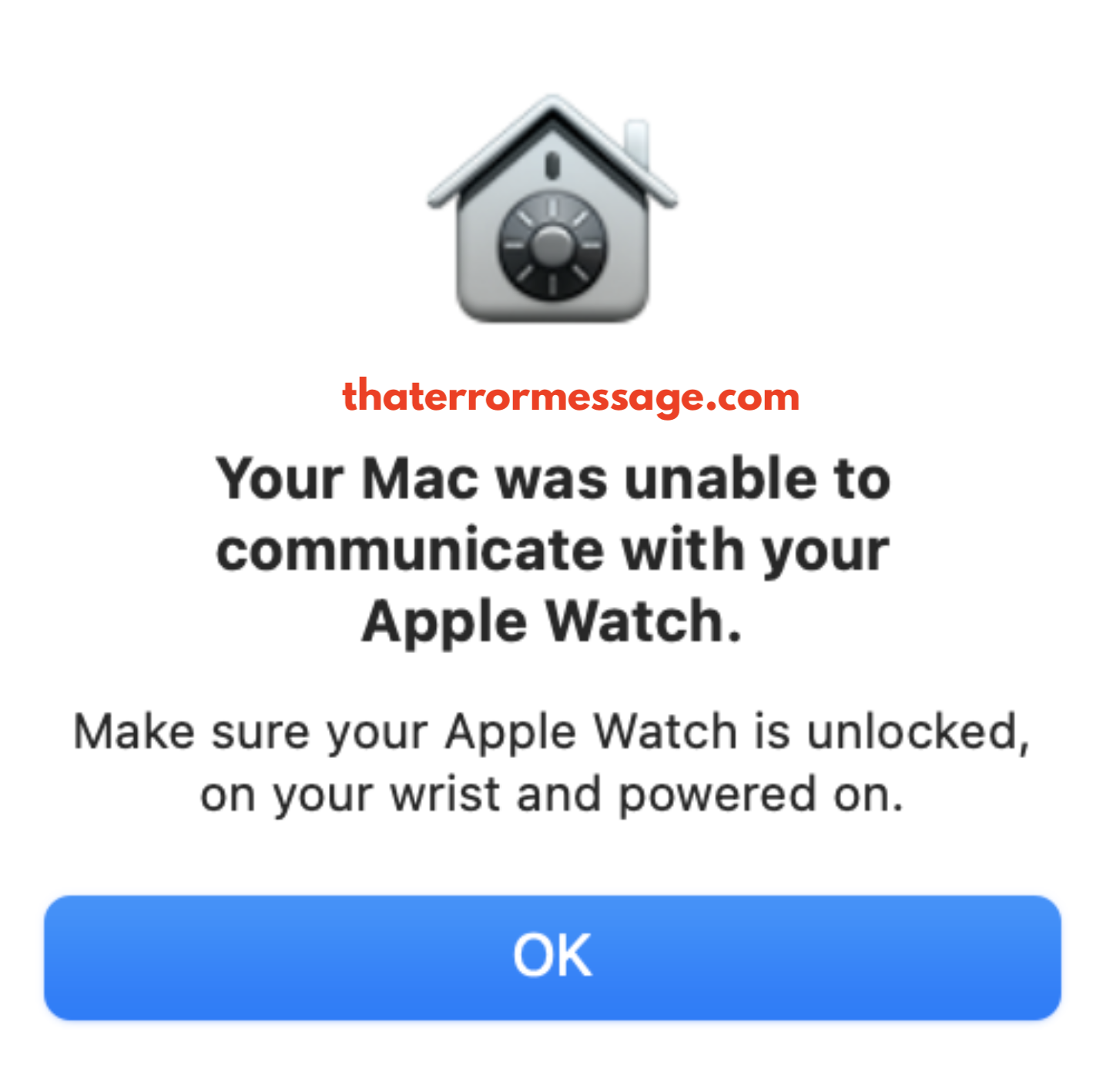 Your Mac Waas Unable To Communicate With Your Apple Watch