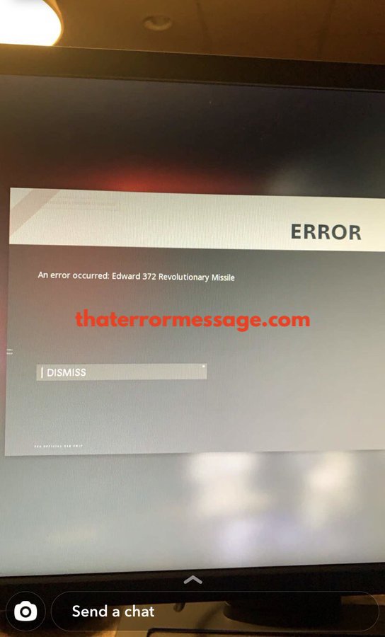 Error Occurred Edward 372 Revolutionariy Missile