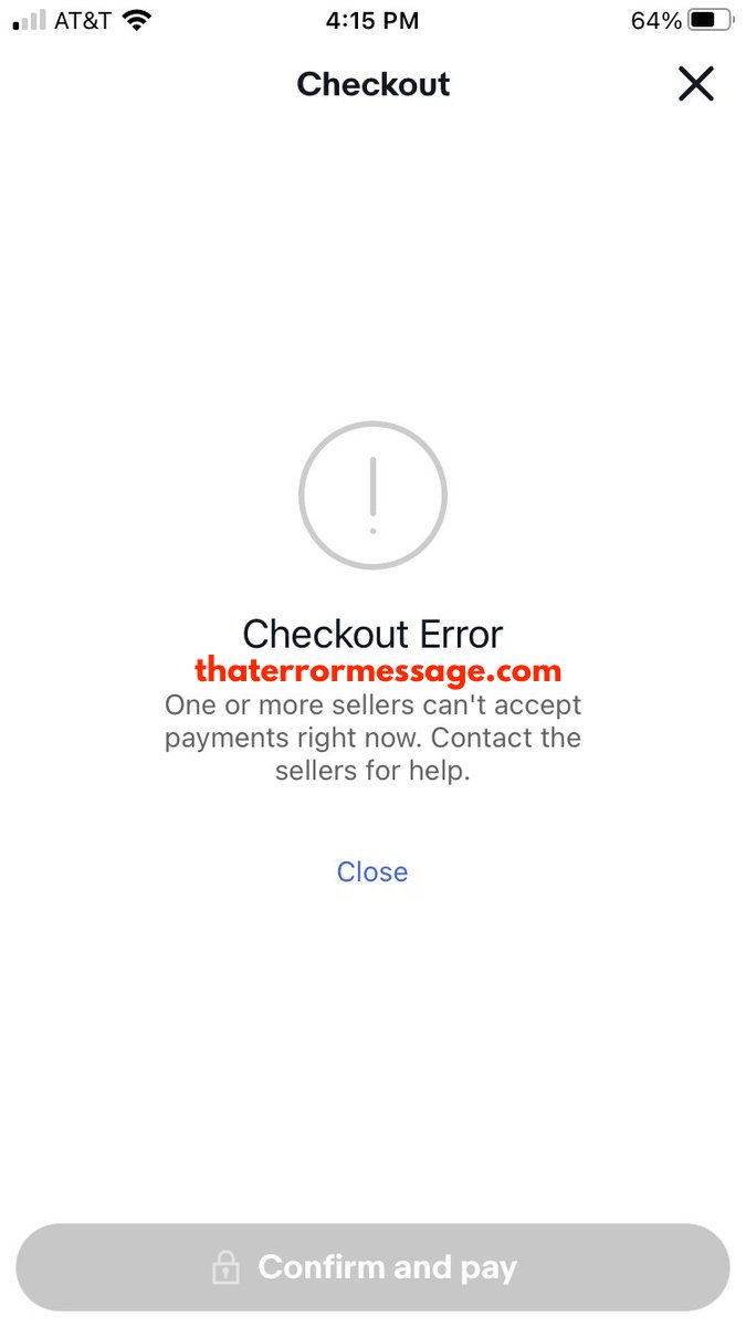 One Or More Sellers Cant Accept Payments Right Now Ebay