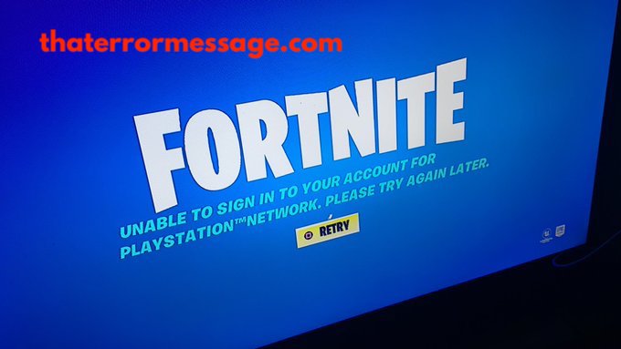 Unable To Sign In To Your Account Playstation Network Fortnite
