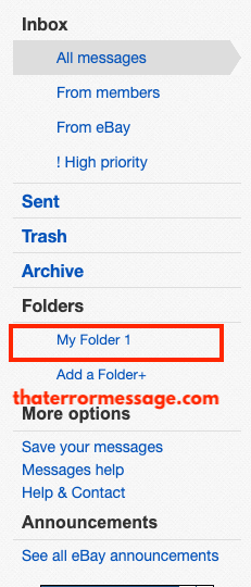 Ebay My Folder 1