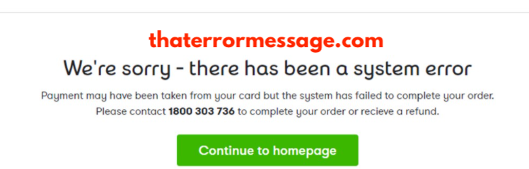 There Has Been A System Error Eir