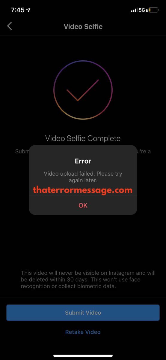 Video Upload Failed Please Try Again Later Instagram
