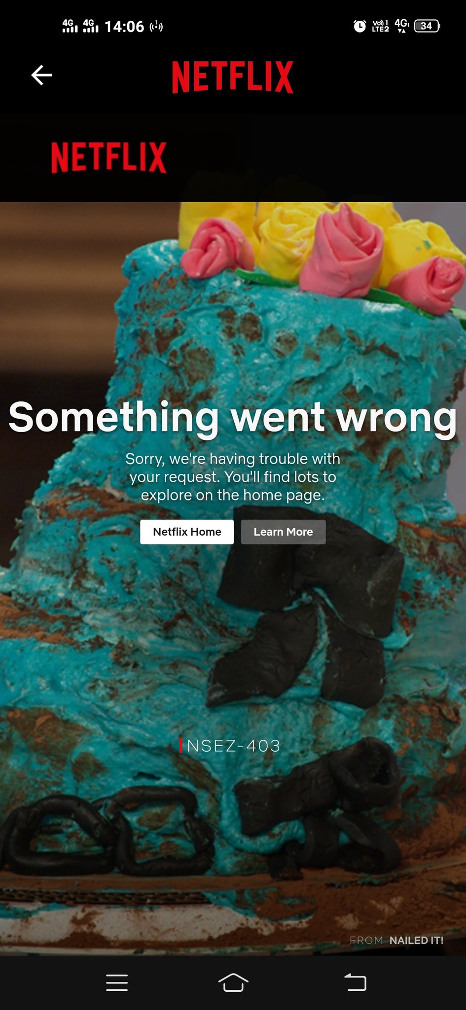 Something Went Wrong Netflix Nsez 403