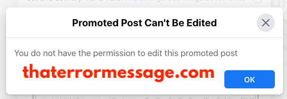 You Do Not Have Permission To Edit This Promoted Post Facebook