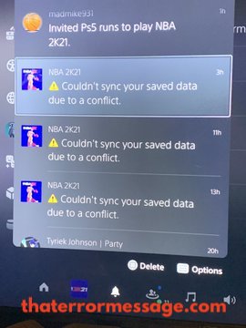 Nba 2k21 Couldnt Sync Your Saved Data Due To A Conflict