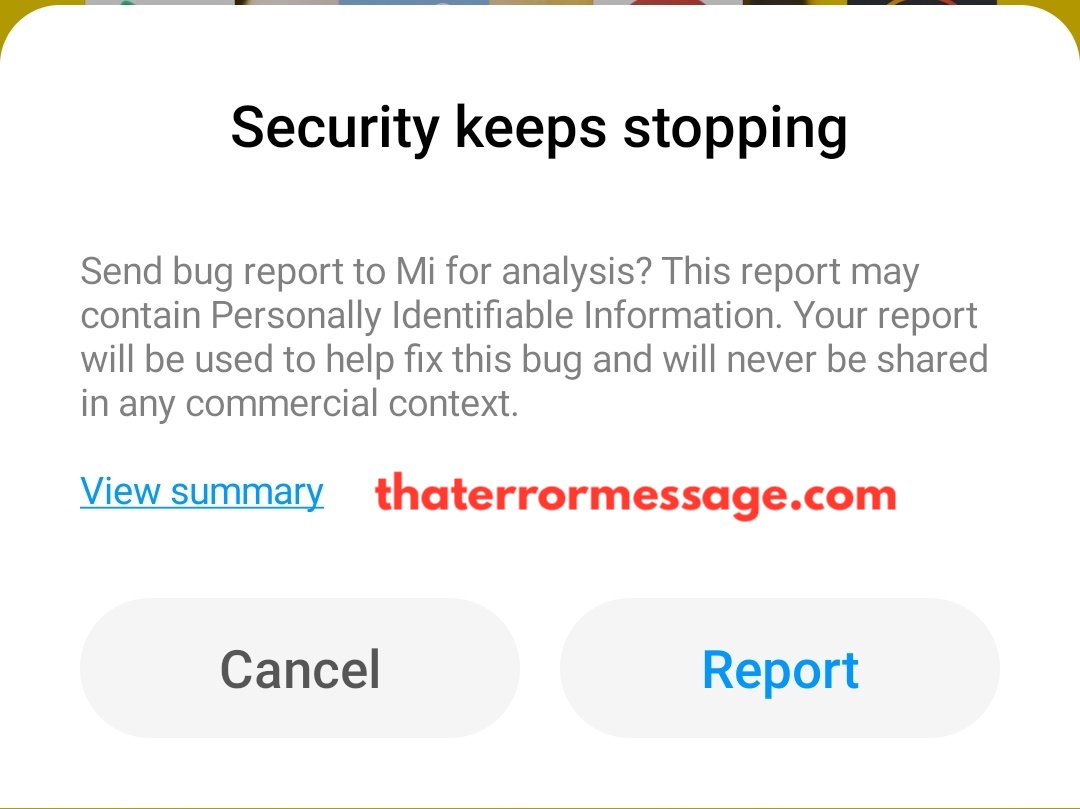 Security Keeps Stopping Mi India