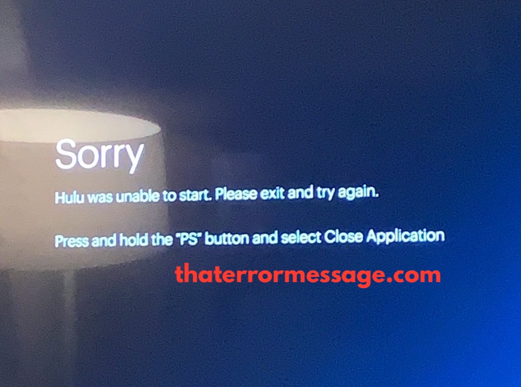 Hulu Was Unable To Start