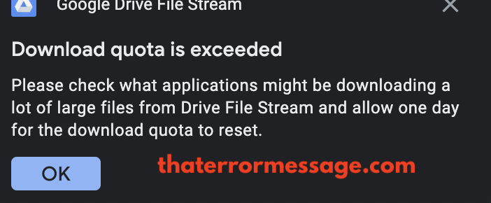 Download Quota Is Exceeded Google Drive