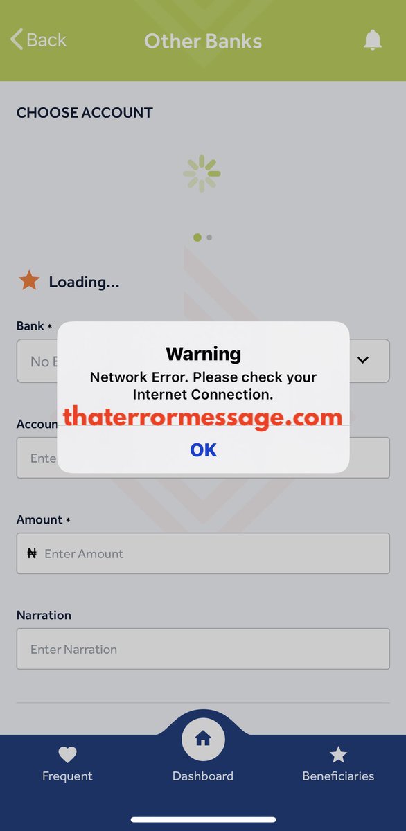 Network Error Access Bank