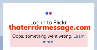 Oops Something Went Wrong Flickr