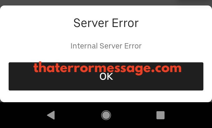 Server Error Uber Eats