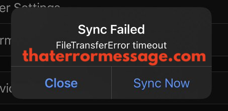 Sync Failed Garmin