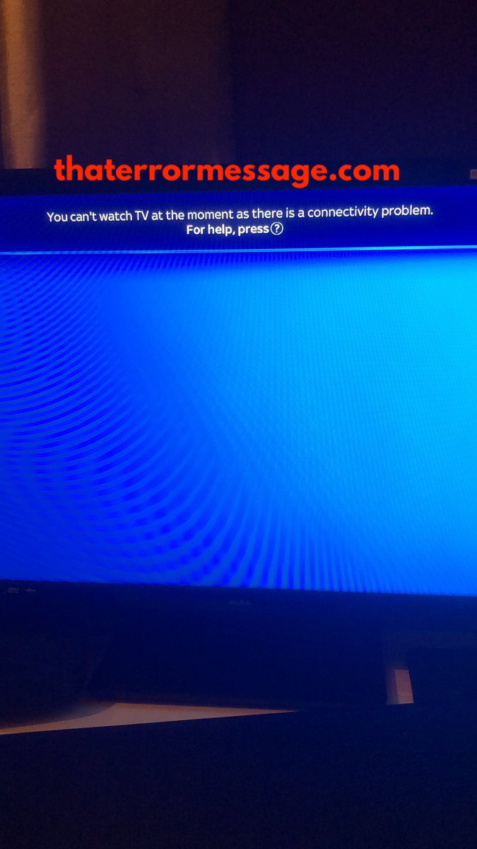 You Cant Watch Tv Sky Tv