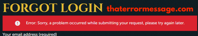 Problem Occurred Submitting Your Request Jagex