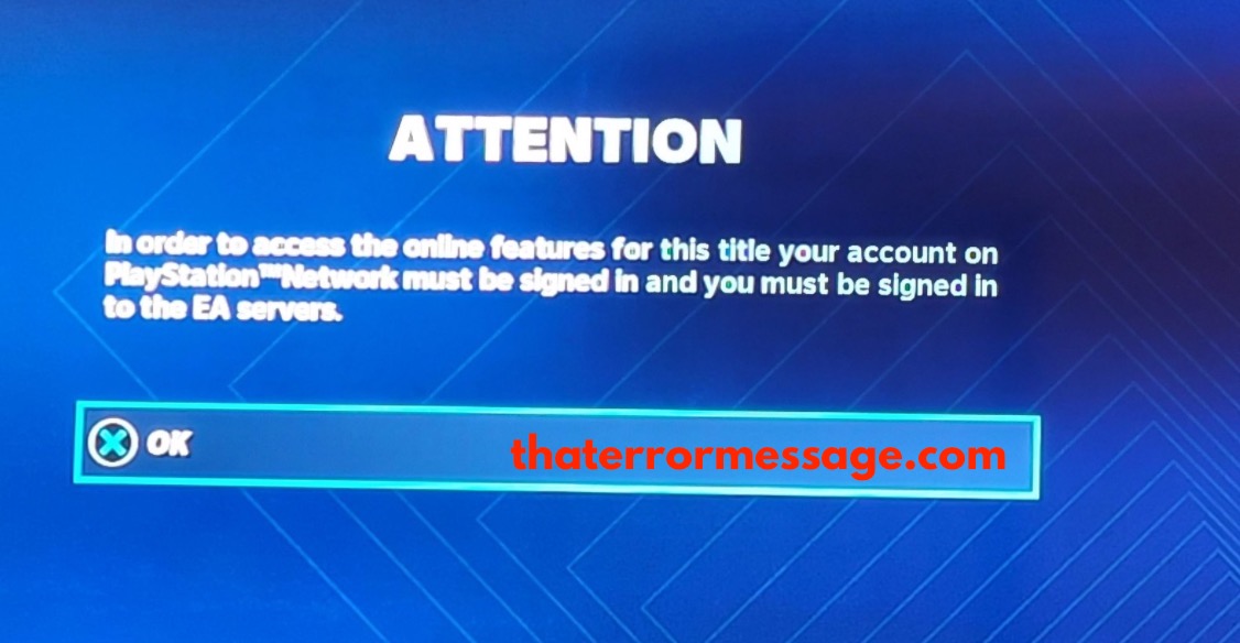 In Order To Access The Online Features For This Title Your Account On Playstation Network