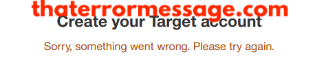 Something Went Wrong Target