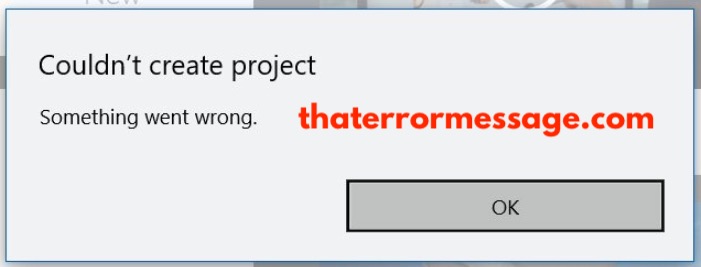 Couldnt Create Project Something Went Wrong Paint 3d