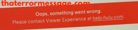 Oops Something Went Wrong Hulu