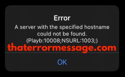Playb 10008 Nsurl 1003 Error Netflix