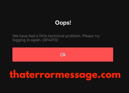Technical Problem Af4013 Foxtel