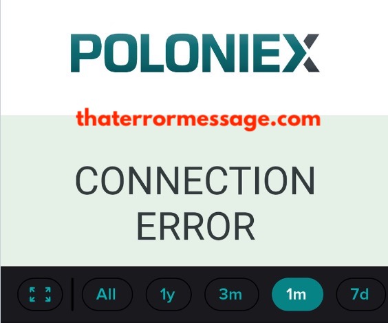 Connection Error Poloniex