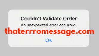 Couldnt Validate Order Deliveroo