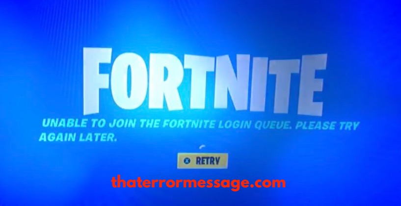 Unable To Join The Fortnite Login Queue