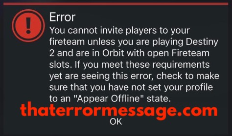 Cannot Invite Players Fireteam Playing Destiny 2 In Orbit