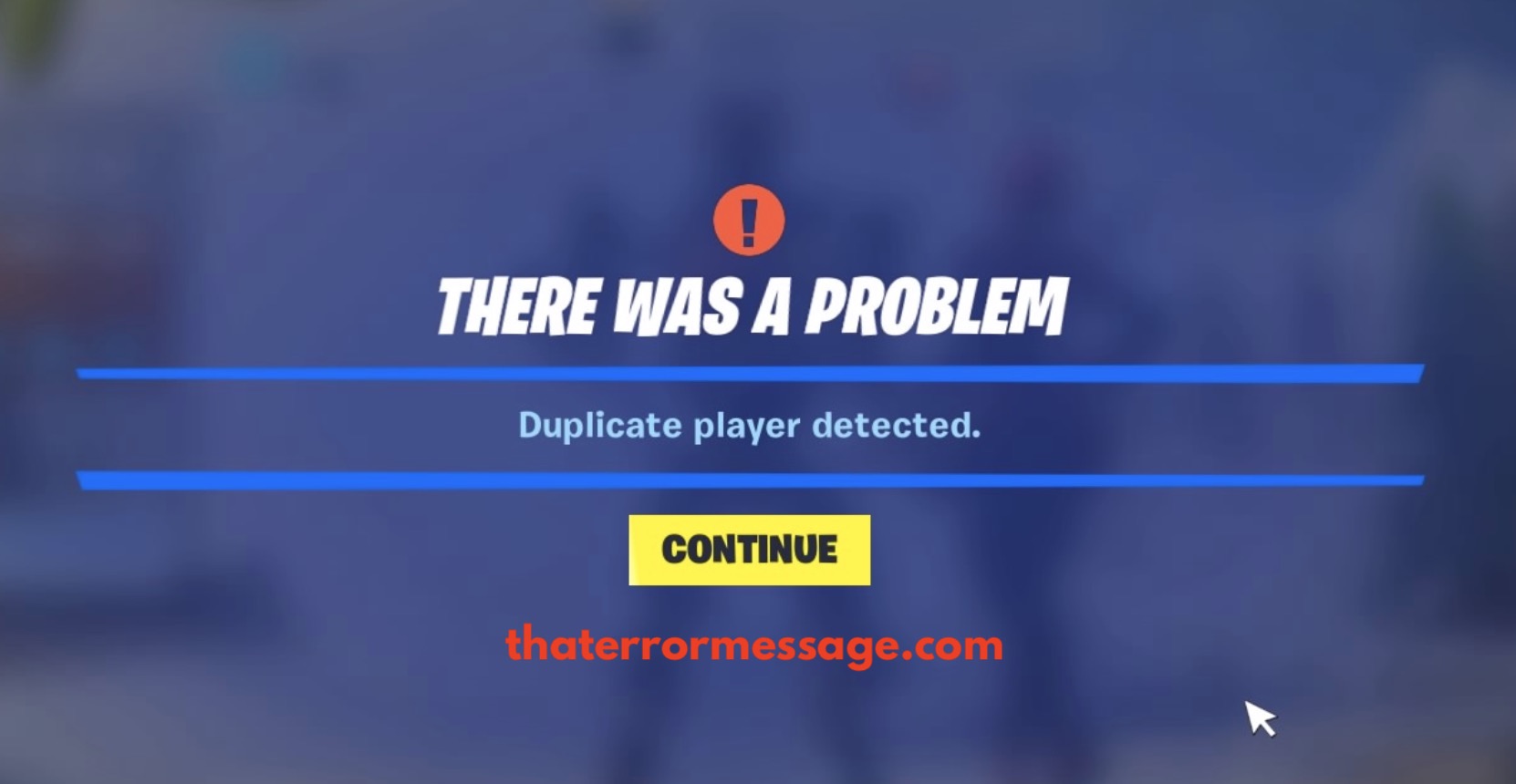 Duplicate Player Detected Fortnite