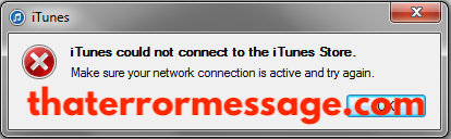 Itunes Could Not Connect To The Itunes Store