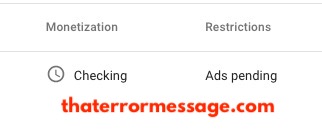 Youtube Checking Ads Pedning