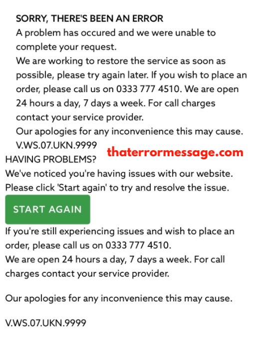 A Problem Occured And We Were Unable To Complete Your Request Netlfix Error