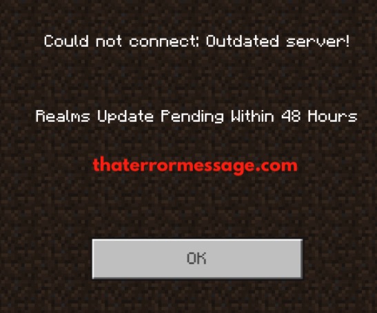 Could Not Connect Outdated Server Mojang