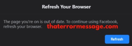 The Page Youre On Is Out Of Date Facebook