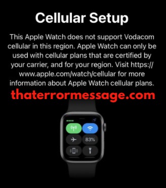 Apple Watch Does Not Support Vodacom Cellular