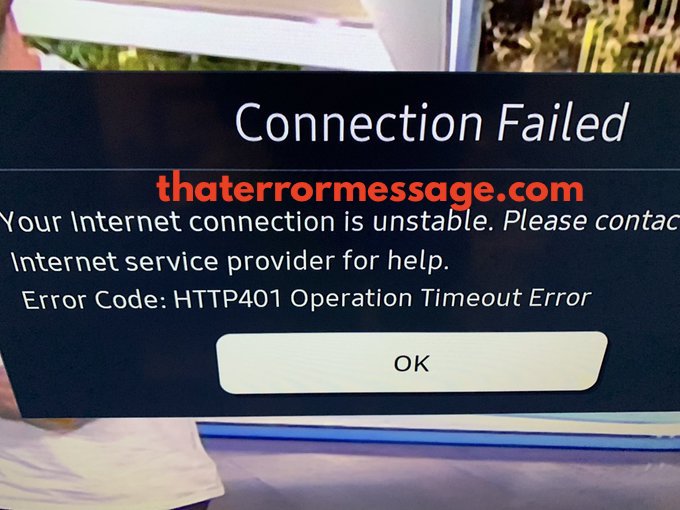 Internet Connection Is Unstable Samsung Tv