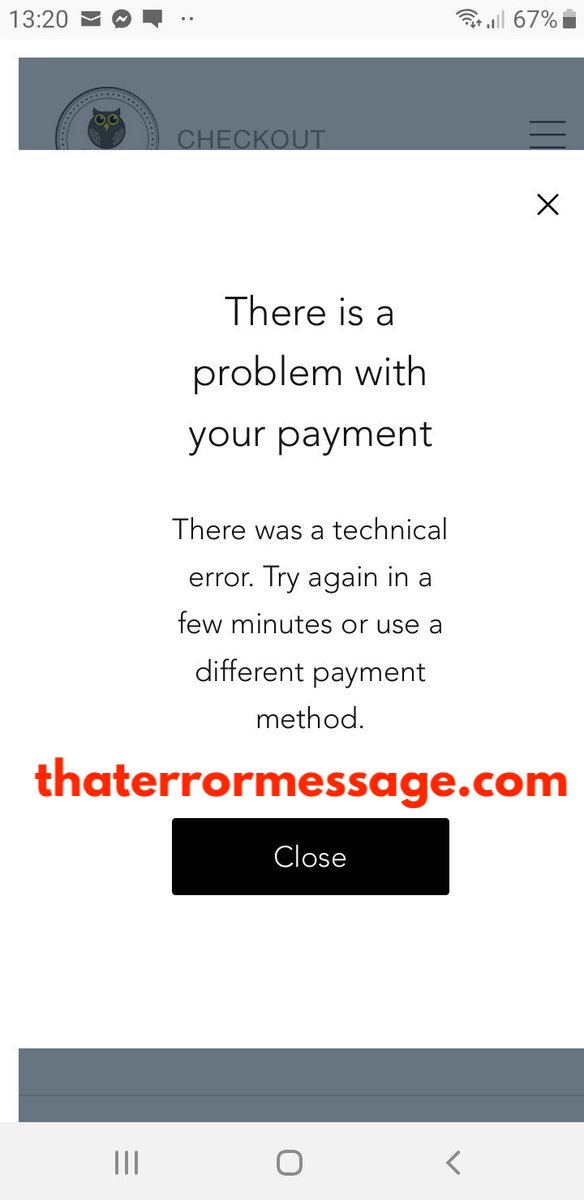 Problem With Your Payment Sum Up
