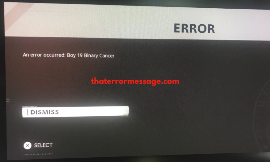 Boy 19 Binary Cancer