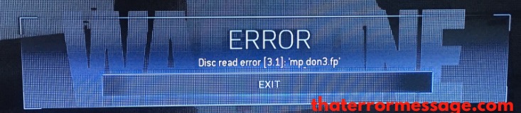 Disc Read Error 3 1 Mp Don3 Fp